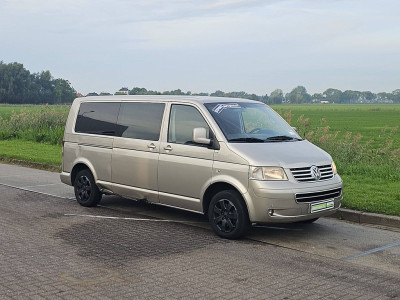 Volkswagen TRANSPORTER 2.5 TDI L2 Dubbele Cabine Automaat 174Pk Export Airco Leer! foto 5