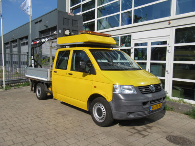 Volkswagen Transporter 1.9 TDI 340 DC + HIAB 008 T Kraan Crane Kran 10