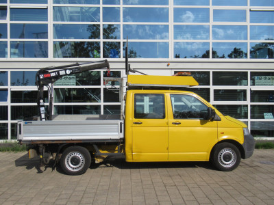 Volkswagen Transporter 1.9 TDI 340 DC + HIAB 008 T Kraan Crane Kran 3