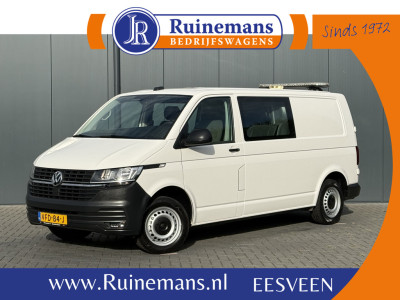 Volkswagen Transporter 2.0 TDI 111 PK / L2H1 / DUBBELE CABINE / 1e EIG. / TREKHAAK / CRUISE / CARPLAY / AIRCO / PDC