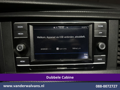 Volkswagen Transporter 2.0 TDI 150pk 4Motion L2H1 Dubbele Cabine Euro6 Airco | 5-Zits | Apple Carplay | Cruisecontrol | Omvormer Android Auto, 2500kg Trekhaak, Leder, Parkeersensoren, Achterklep foto 3