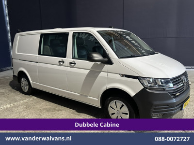 Volkswagen Transporter 2.0 TDI 150pk 4Motion L2H1 Dubbele Cabine Euro6 Airco | 5-Zits | Apple Carplay | Cruisecontrol | Omvormer Android Auto, 2500kg Trekhaak, Leder, Parkeersensoren, Achterklep foto 9