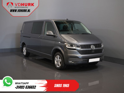 Volkswagen Transporter 2.0 TDI 150 pk DSG Aut. L2 DC Dubbel Cabine MIXTO/ LED/ Adapt.Cruise/ Standkachel/ Stoelverw./ Carplay/ Camera/ PDC/ LMV/ Trekhaak/ Airco