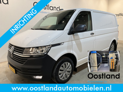 Volkswagen Transporter 2.0 TDI L1H1 150 PK Servicebus / Sortimo Inrichting / Euro 6 / 220V. / Airco / CarPlay / Camera / Cruise Control / Trekhaak / 3-Zits /