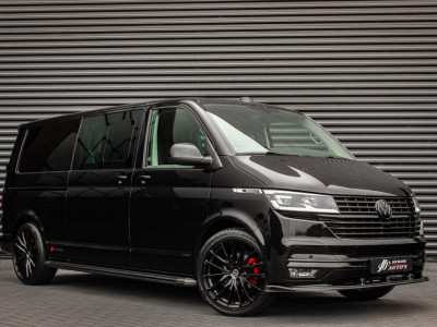 Volkswagen Transporter 2.0 TDI L2H1 150PK BULLI DC DUBBEL CABINE / JB-EDITION / FULL OPTIONS / LEDER BEKLEDING / FULL BLACK /APPLE 2