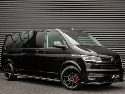 Volkswagen Transporter 2.0 TDI L2H1 150PK BULLI DC DUBBEL CABINE / JB-EDITION / FULL OPTIONS / LEDER BEKLEDING / FULL BLACK/ APPLE 2