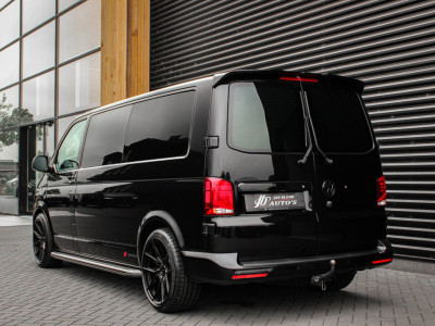 Volkswagen Transporter 2.0 TDI L2H1 150PK BULLI DC DUBBEL CABINE / JB-EDITION / FULL OPTIONS / LEDER BEKLEDING / FULL BLACK/ APPLE 9