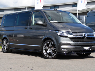 Volkswagen Transporter 2.0 TDI L2H1 32 DC Caravelle Virtual, Adaptieve Cruise, Carplay, LED, Leder, 2 x Electrische deur, Automaat, Clima, Stoelverwarming, Uniek! Bulli / Highline foto 5