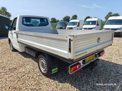 Volkswagen Transporter 2.0 TDI Pick up , EURO 6 , 150 PK , Airco , trekhaak, lengte bak 2.93 m. foto 3