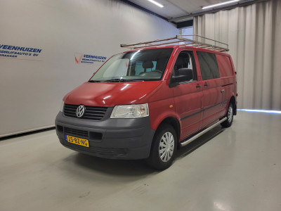 Volkswagen Transporter 2.5TDI L2/H1 Dubbele Cabine Apk tot 22-6-2027! foto 2
