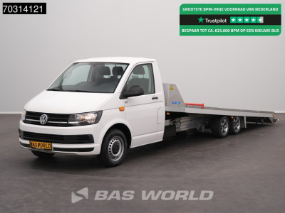 Volkswagen Transporter 140pk Eder Algema Fitzel 1500KG Nutzlast Autotransporter Cartransporter Oprijwagen Airco Cruise control