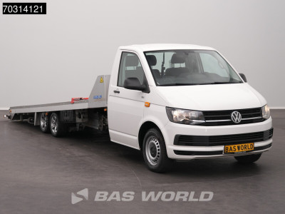 Volkswagen Transporter 140pk Eder Algema Fitzel 1500KG Nutzlast Autotransporter Cartransporter Oprijwagen Airco Cruise control 8