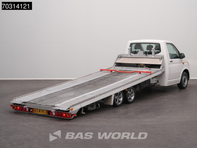 Volkswagen Transporter 140pk Eder Algema Fitzel 1500KG Nutzlast Autotransporter Cartransporter Oprijwagen Airco Cruise control 9