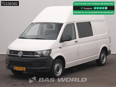 Volkswagen Transporter 150PK Automaat L2H2 Dubbele Cabine Airco Navi Camera Trekhaak Euro6 Hoog dak L2 Doka Mixto Airco Trekhaak