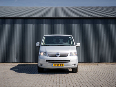 Volkswagen Transporter T5 L2H1 | Marge | 2.5 TDI | DC 5-Zits | 130 PK | 1ste Eigenaar | Cruise | Navi | Airco | Trekhaak foto 3