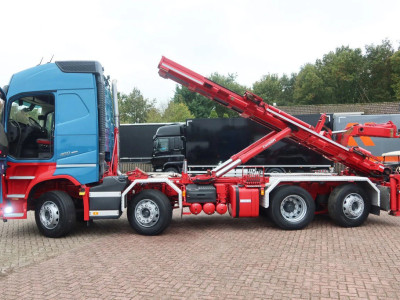 Volvo FH 460 Hooklift 8x2 Velsycon Combilift Silosteller Abroller foto 15