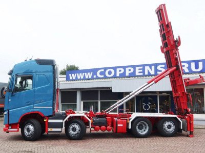 Volvo FH 460 Hooklift 8x2 Velsycon Combilift Silosteller Abroller foto 16