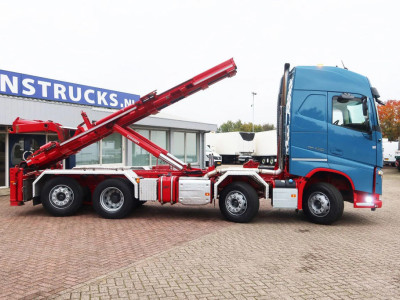 Volvo FH 460 Hooklift 8x2 Velsycon Combilift Silosteller Abroller foto 17