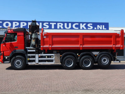 Volvo FMX 420 Kipper+Kraan H.M.F. 1943Z2 Rotor+Grijper 11