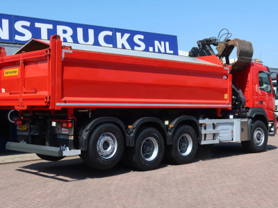 Volvo FMX 420 Kipper+Kraan H.M.F. 1943Z2 Rotor+Grijper 12
