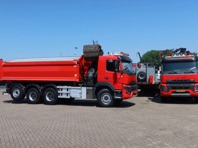 Volvo FMX 420 Kipper+Kraan H.M.F. 1943Z2 Rotor+Grijper 17