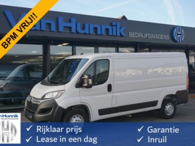 Citroen Jumper 33 2.2 140PK L2H1 BPM VRIJ!! Apple CP / Android A, Airco, Cam, 270Â° Deur, Blis!! NR. J01*