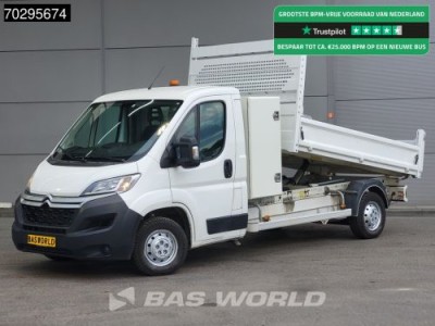 Citroen Jumper 110pk Kipper met Kist Trekhaak Euro6 Tipper Benne Kieper Trekhaak