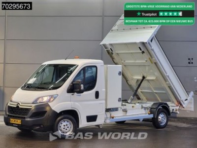 Citroen Jumper 110pk Kipper met Kist Trekhaak Euro6 Tipper Benne Kieper Trekhaak