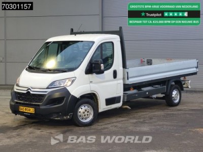 Citroen Jumper 130 PK Open Laadbak Navi Airco Cruise Euro6 Pritsche Pickup Airco Cruise control