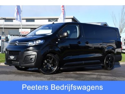 Citroen Jumpy 2.0 145 L3 DC Black Edition DEMO, 360 Camera, Cruise, Carplay, 2 x Schuifdeur, Clima, Keyless, NAVI, Automaat, Uniek!