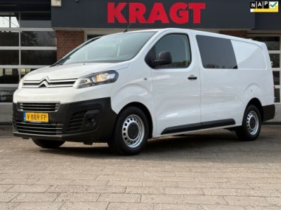 Citroen Jumpy 2.0 BlueHDI 122PK|EURO6|NAP|DUBBELCABINE|airco|cruise| RIEM VV|apple carplay|trekhaak met 2500KG trekgewicht|navi