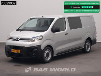 Citroën Jumpy 122pk Dubbel Cabine L3H1 Trekhaak Airco Cruise Parkeersensoren Euro6 L3 Long DC Doka Mixto Airco Trekhaak Cruise control