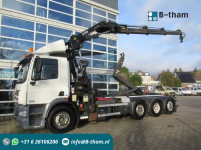 DAF CF 85.410 8x2 HIAB XS 244 HIPRO + VDL 21 T Haak - Kraan