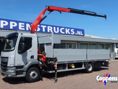 DAF LF 260 FA Openwagen + Kraan Fassi F85 B023+ Radio controle