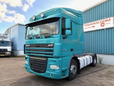 DAF XF 105.460 SPACECAB (EURO 5 / ZF16 MANUAL GEARBOX / P.T.O. / AIRCONDITIONING / FRIDGE UNDER BED / ETC.)