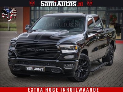 Dodge Ram 1500 Black Sport | Hemi 5.7 V8 | Luchtvering | 360 Camera | Panorama Dak | 4x4 Crew Cab | Dubbele cabine 5 persoons | Grijskenteken |