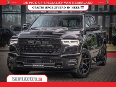 Dodge Ram 1500 LIMITED NIGHT H.O 540PK 706 Nm 2025 | XB9 | MASSAGE | BOM VOL | CREW CAB | DUBBELE CABINE | GRIJSKENTEKEN | 5 PERSOONS | DE MEEST LUXUEUZE en BEGEERDE Pick-up VOORRAAD NR 2348 - 5158