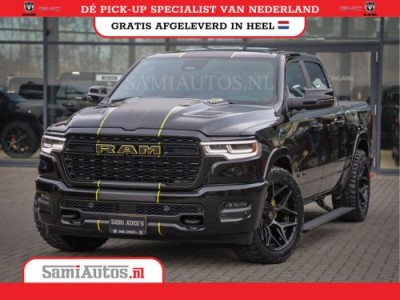 Dodge Ram 1500 LIMITED NIGHT HIGH OUTPUT | DE MEEST LUXUEUZE  PICK UP | H.O 540PK 706 Nm 2025 | XB9 | MASSAGE | BOM VOL | CREW CAB | DUBBELE CABINE | GRIJSKENTEKEN | 5 PERSOONS | VOORRAAD NR 2337 - 7694
