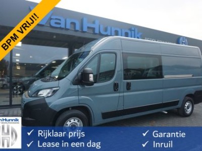 Fiat Ducato 140PK L3H2 Dubbel Cabine BPM VRIJ 12 Navi, Camera, Climate, Betimmering 7 Zits NR.