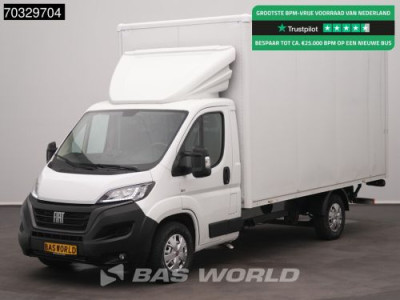 Fiat Ducato 140pk Laadklep Zijdeur Bakwagen LED Airco Cruise Euro6 Meubelbak Möbelkoffer Koffer LBW Tail Lift Airco Cruise control