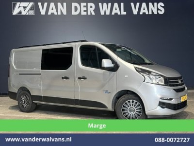 Fiat Talento 1.6 MJ **MARGE, GEEN BTW** 146pk L2H1 Dubbele cabine Euro6 Airco | 2x Zijdeur | 6-Zits | Camera | Navigatie Trekhaak, Cruisecontrol, Parkeersensoren