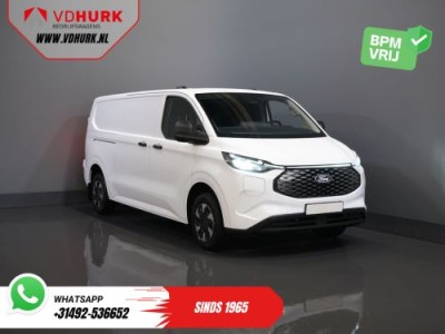 Ford E-Transit Custom 340 L2 65 kWh 330 km WLTP 2.3t Trekverm./ Snellader/ LED/ Standkachel/ Stoelverw./ Stuur.Verw./ Voorruit.Verw./ Carplay/ Camera/ Climate/ PDC/ Cruise
