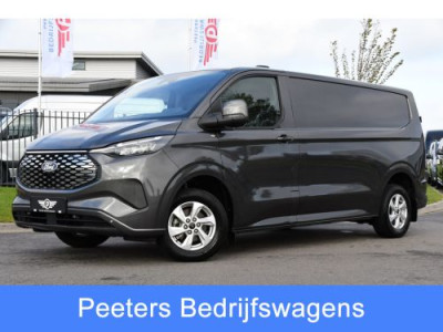 Ford E-Transit Custom 340 L2H1 Limited 65 kWh Virtual, Adaptieve Cruise, Camera, Carplay, Stoelverwarming, LED, 218pk, NAVI, Uniek!