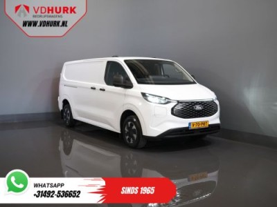 Ford E-Transit Custom L2 330 km WLTP Garantie t/m 2028/ LED/ Snellader/ Standkachel/ Stoelverw./ Stuurverw./ Carplay/ Camera/ PDC/ Climate/ Cruise