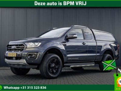 Ford Ranger BiTurbo EcoBlue Wildtrak Supercab 4x4 | Automaat | Camera | CarPlay | Navi | LED | Climate | Cruise | 3.5T Trekgewicht | Euro 6