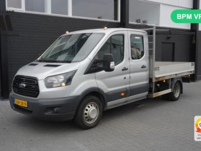 Ford Transit 2.0 TDCI 170PK Dubbel lucht Openlaadbak L4 EURO 6 - Airco - Navi - Cruise - Kraan -  â¬ 19.900,- Excl.