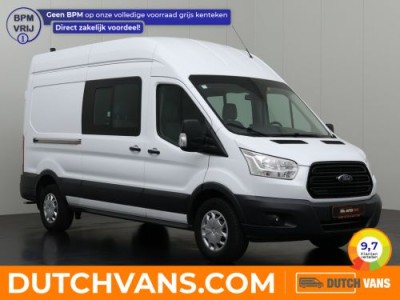 Ford Transit 2.0TDCi 130PK Dubbele Cabine 7-Persoons L3H3 | Navigatie | Camera | Trekhaak | Betimmering