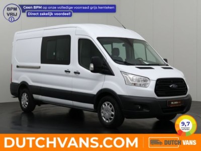 Ford Transit 2.0TDCi 130PK L3H2 Dubbele Cabine 7-Persoons | Navigatie | Camera | Trekhaak | Airco | Cruise