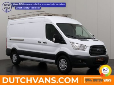 Ford Transit 2.0TDCi 130PK L3H2 Imperiaal | Trekhaak | Navigatie | Airco | Cruise | Betimmering | 3-Persoons