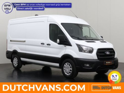 Ford Transit 2.0TDCi 130PK L3H2 | Multimedia | Camera | Airco | Cruise | 3-Zits | Betimmering